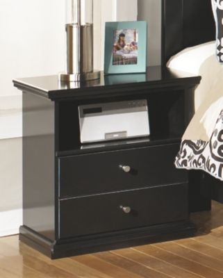 Signature Design by Ashley® Maribel Black Nightstand-3