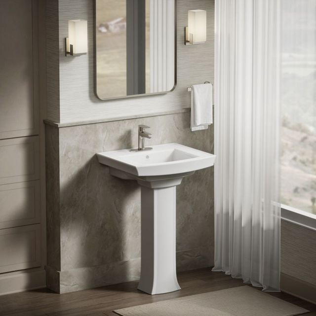Kohler Archer® White Pedestal Only-3