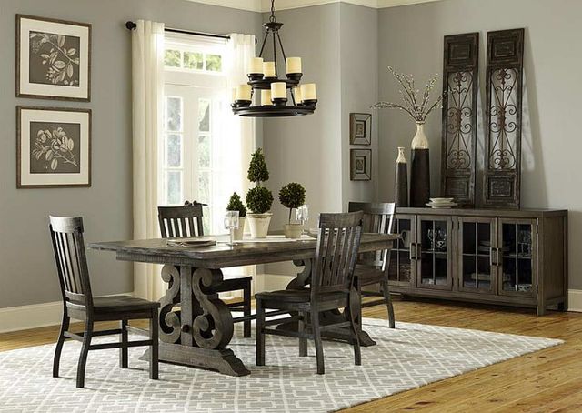 Magnussen Home® Bellamy Peppercorn 80" Rectangular Dining Table-1