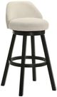 Armen Living Erika 4-Piece Black/Cream Barstool Set-0