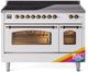 Ilve® Nostalgie II Series 48" Custom RAL Color Pro Style Induction Range-0