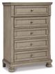 Signature Design by Ashley® Lettner 6-Piece Light Gray Full Sleigh Bed Set-3