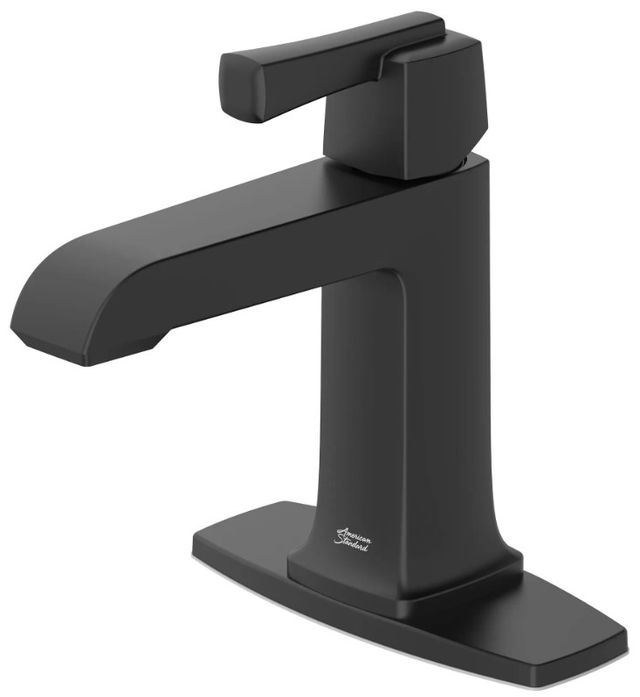 American Standard Townsend® S Matte Black Single Hole Single-Handle Bathroom Faucet with Lever Handle-2