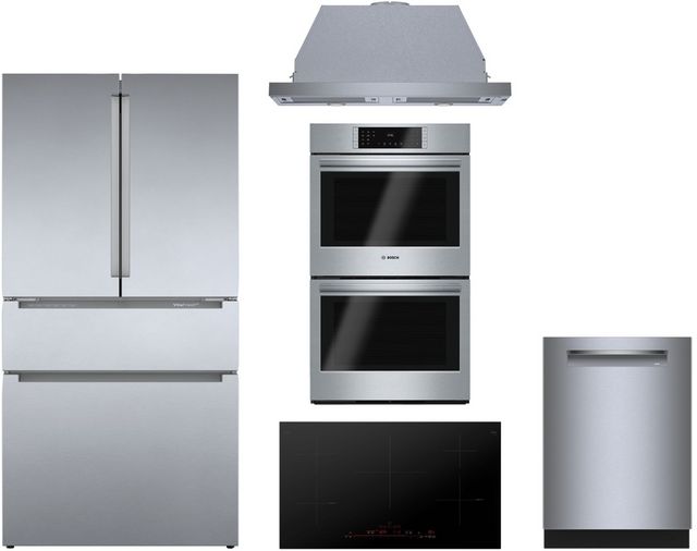 Bosch 5 Piece Stainless Steel Kitchen Package