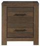 Mazin Furniture Conway Antique Brown Nightstand-1