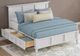 A-America® Westlake White Eastern King Storage Panel Bed-2