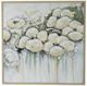 A & B Home Blue/Cream Claudia Garden Hand Painted Wall Art-1