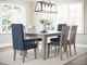Canadel Customizable Gourmet Weathered Gray Washed VD Legs Dining Table-4