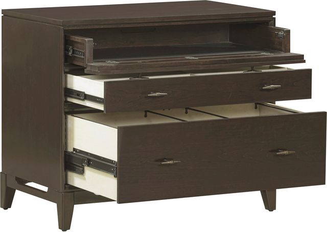 aspenhome® Sutton French Roast Workstation Combo File-2