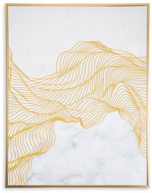 Signature Design by Ashley® Richburgh White/Gold Wall Art-3