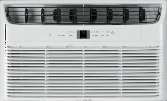 Frigidaire® 8,000 BTU White Built-In Room Air Conditioner with Supplemental Heat-1
