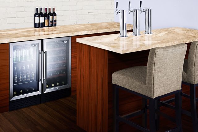 Summit® 2.7 Cu. Ft. Stainless Steel Beverage Center-2