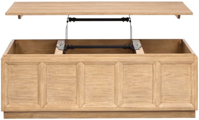 Magnussen Home® Burnham Sable Dusk Lift Top Storage Cocktail Table with Casters-2