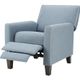 Olliix by Madison Park Blue Miles Push Back Recliner-4