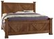 Artisan & Post by Vaughan-Bassett Cool Rustic Amber Queen Panel Bed-0