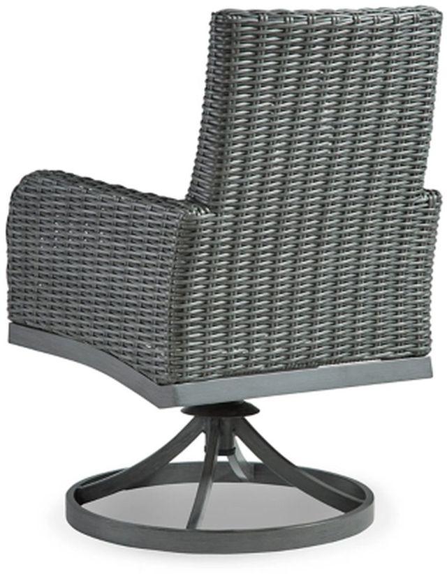 Signature Design by Ashley® Elite Park Gray Swivel Chair with Cushion-3