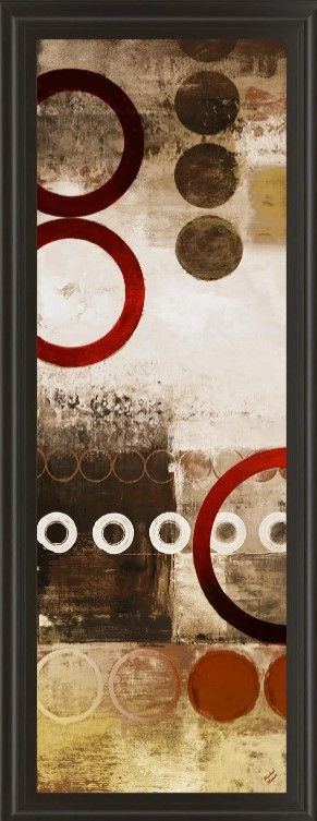 Classy Art Red Liberated Panel I By Michael Marcon Print Wall Art-1