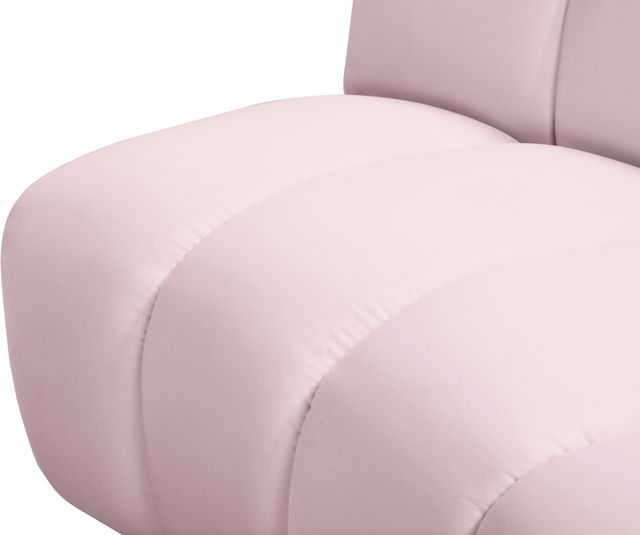 Meridian Furniture Infinity Pink Velvet Modular Chair-3