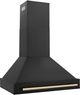 ZLINE Autograph Edition 36" Black Stainless Steel Wall Mounted Range Hood-1