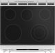 GE® 500 Series 30" White Slide-In Electric Range-2