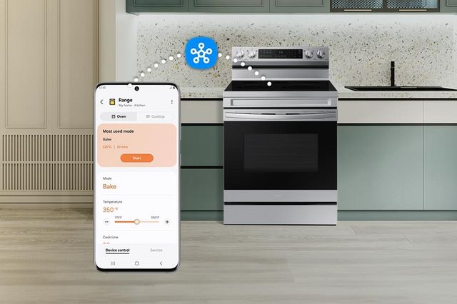 Samsung 30" Fingerprint Resistant Stainless Steel Freestanding Electric Range-14