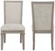 New Classic® Home Furnishings Mariana Gray/Vintage Creme Upholstered Side Chair-5