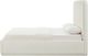 TOV Furniture Parker Cream Chenille Queen Panel Bed-4