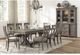 Mazin Furniture Cardano Driftwood Light Brown Dining Table-3