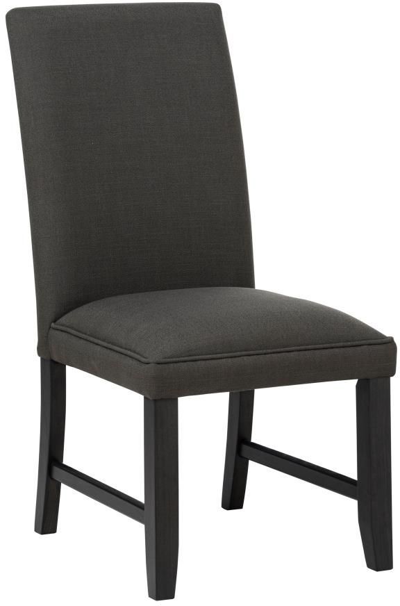 Coaster® Berning 2-Piece Charcoal Upholstered Dining Side Chair Set-3