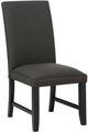 Coaster® Berning 2-Piece Charcoal Upholstered Dining Side Chair Set-3