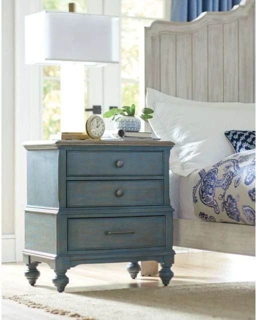 American Drew® Litchfield Moray Blue Nightstand-1