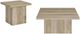 Coaster® Devar 2-Piece Distressed Pine Coffee End Table Set-0