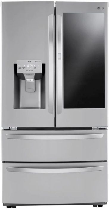 LG 36 in. 27.8 Cu. Ft. Print Proof Stainless Steel French Door Refrigerator-0