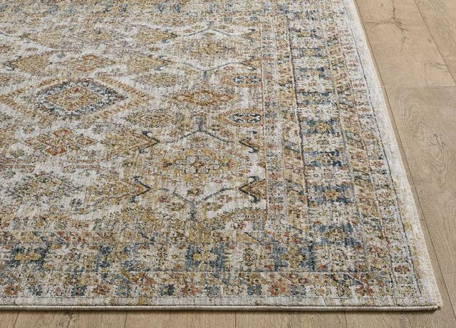 KAS Rugs Avani Ivory Damascus 5'x8' Area Rug-2