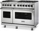 Viking® 5 Series 48" Stainless Steel Pro Style Dual Fuel Range-4