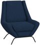 International Furniture Direct Tyne Navy Blue Accent Chair-0