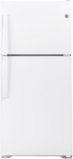 GE® 30 in. 19.1 Cu. Ft. White Top Freezer Refrigerator