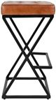 Jofran Inc. Global Archive Brooks Saddle Leather Counter Stool-3
