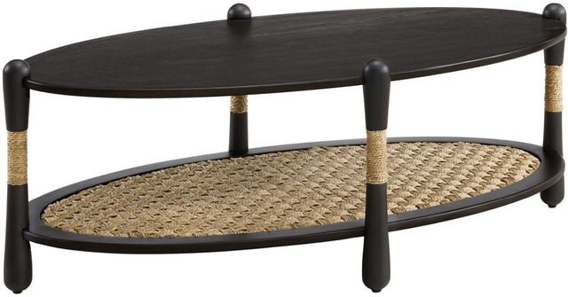 Martin Svensson Seagrass & Wood Smoked Coffee Table-0