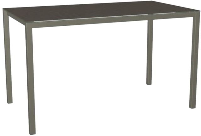 Amisco Customizable Bennington Glass Top Bar Height Table-0