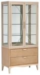 Michael Amini® Malibu Crest Blush/Chardonnay Display Cabinet -0