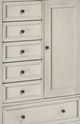 Intercon San Mateo Rustic White Youth Chifferobe-2