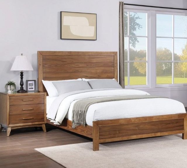 Winners Only® Venice Brown California King Panel Bed-1
