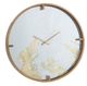 A & B Home Gold Minimalist Mirrored Clock-0