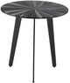 Armen Living Nina Gray Coffee Table with Black Base-0