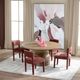 Crestview Tahoe Stained Medium Brown Dining Table-1