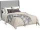Elements International Westland 4-Piece Almond/Gray Queen Upholstered Bedroom Set-1