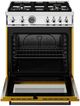 Bertazzoni Professional Series 30" Giallo Glossy Pro Style Gas Range-1