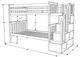 Kodiak Furniture Kelcie Dark Chocolate Twin Bunk Bed -4