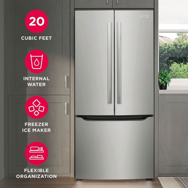 Frigidaire Gallery® 30" 20 Cu. Ft. Stainless Steel French Door Refrigerator -3